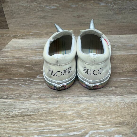 Vans x Flour Shop Unicorn Slip On Sneakers Women's Size 7 - Picture 3 of 7